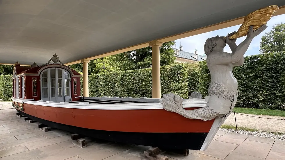 Tritonengondel im Schlosspark Pillnitz