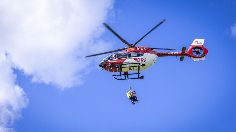 Der Rettungshubschrauber musste am Wochenende mehrfach angefordert werden. Der Rettungshubschrauber musste am Wochenende mehrfach angefordert werden.