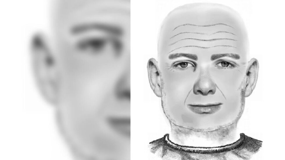 Mit diesem Phantombild fahndet die Polizei nach einem Mann.