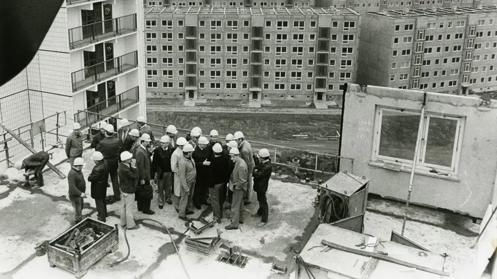 Plattenbau in Dresden-Gorbitz