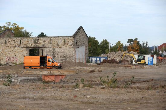 Der Fundort in der Friedrichstadt