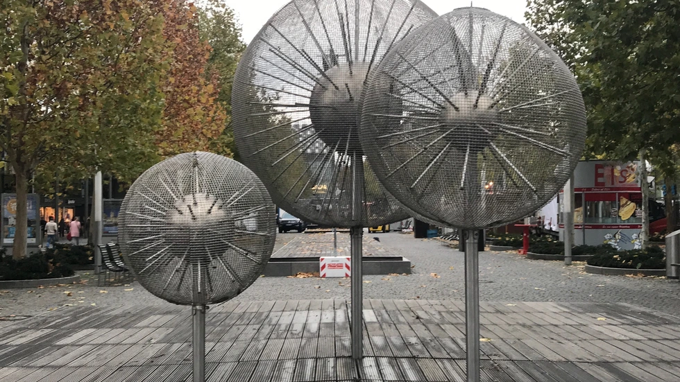 Die Brunnen auf der Prager Straße sind winterfest gemacht. Foto: Archiv Die Brunnen auf der Prager Straße sind winterfest gemacht. Foto: Archiv