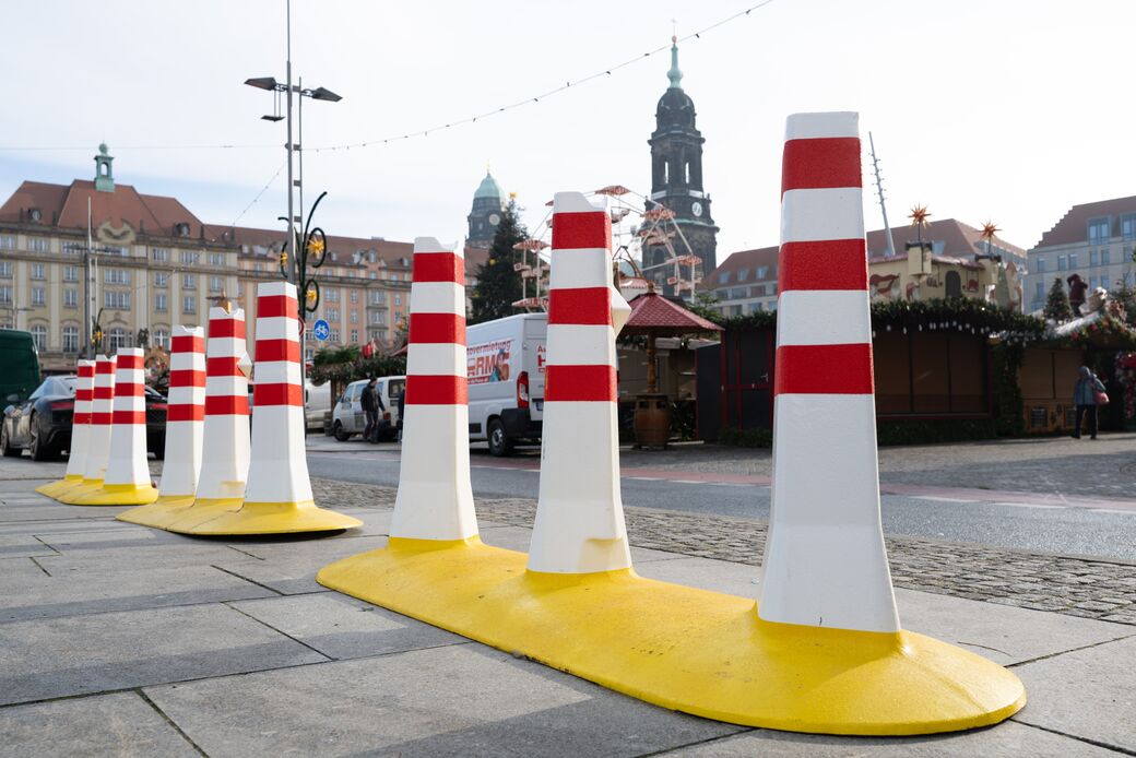 Die sogenannten CitySafe-Barrieren 