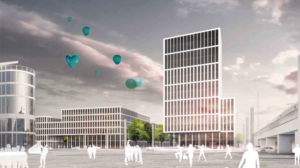 Dieser Entwurf für den Wiener Platz hatte sich 2017 durchgesetzt. (Visualisierung: © Stadt Dresden/bof architekten)