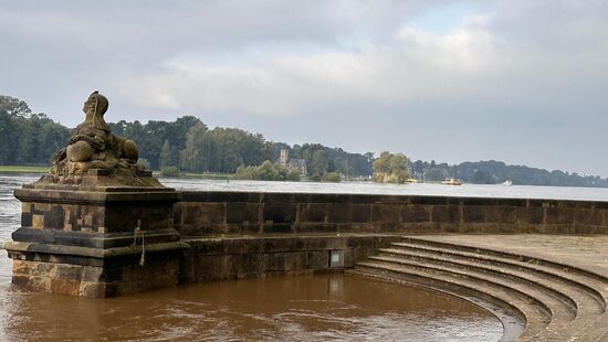 Der Pegel steigt und steigt.