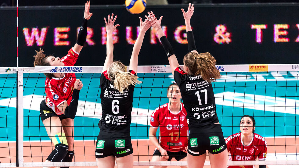 Bereits am Mittwoch kann der DSC im Heimspiel gegen Potsdam den Finaleinzug perfekt machen Bereits am Mittwoch kann der DSC im Heimspiel gegen Potsdam den Finaleinzug perfekt machen
