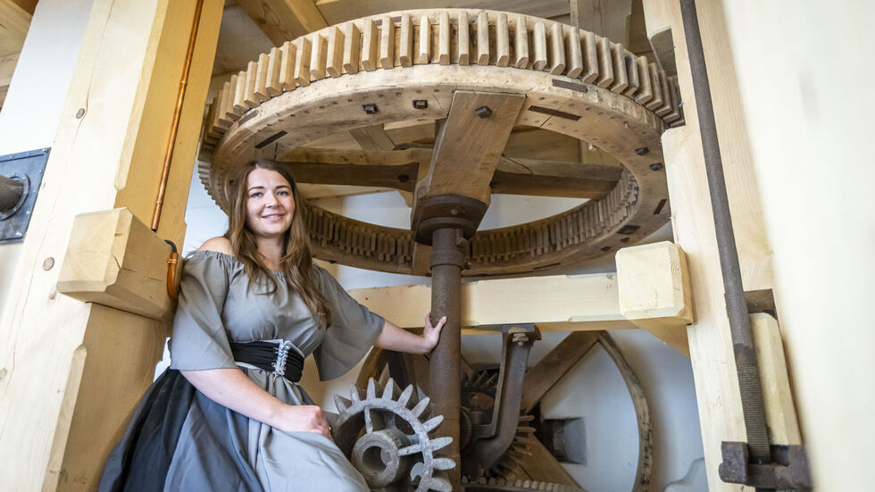 Alice Krauße (34) in der Bienhofer Mühle