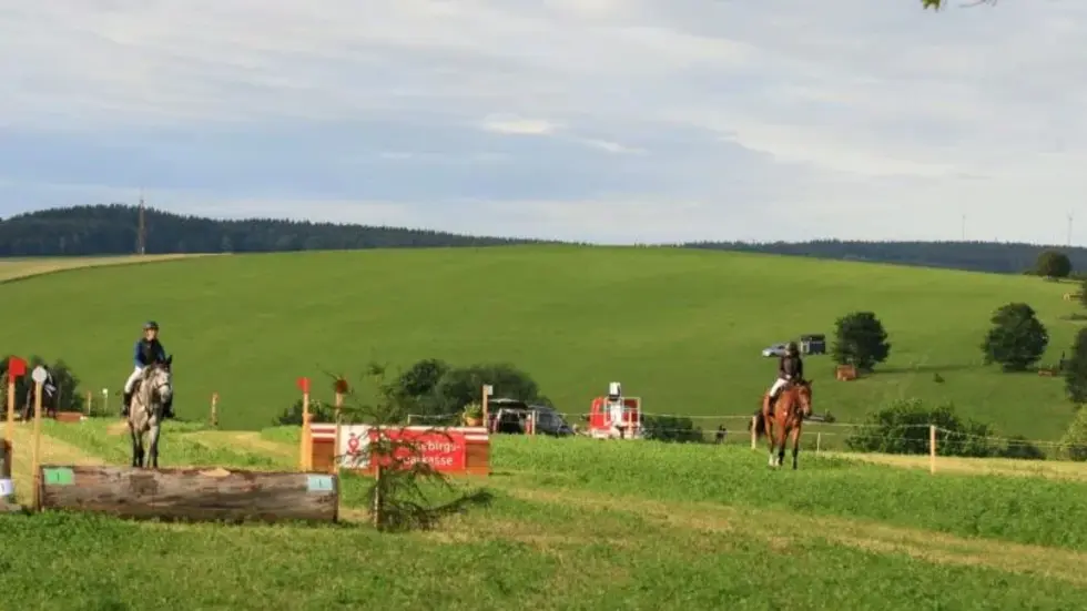 Beim Reitverein Lauterbach.