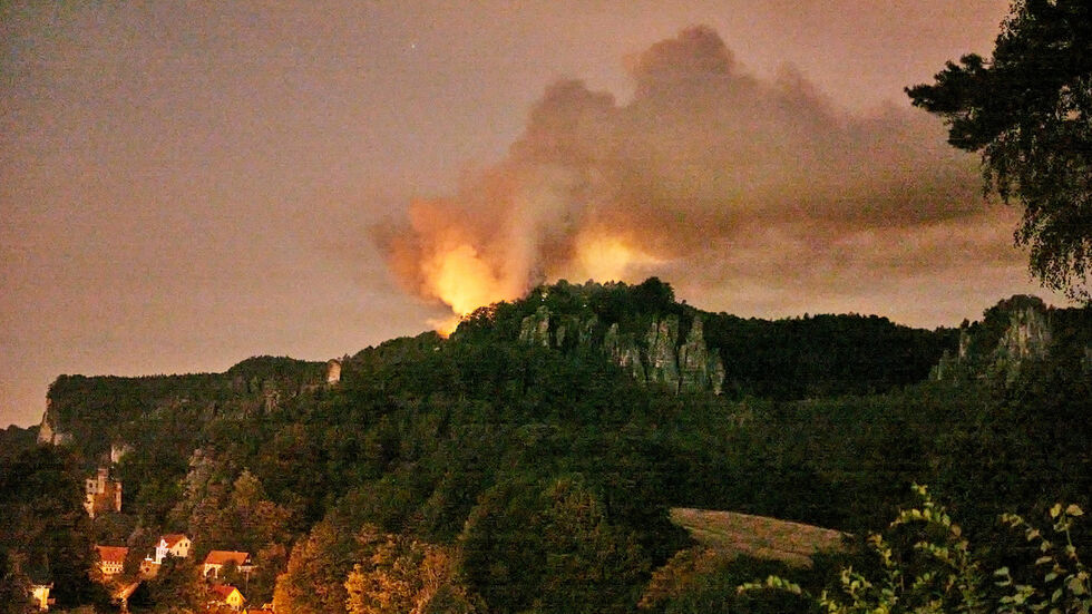 Im Juli 2022 geriet eine Waldfläche von zirka 2.500 qm des Nationalparks in Vollbrand.
